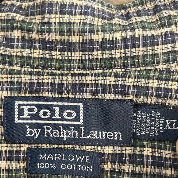 Polo By Ralph Lauren Plaid Button Down Shirt Size XL - Picture 9 of 11